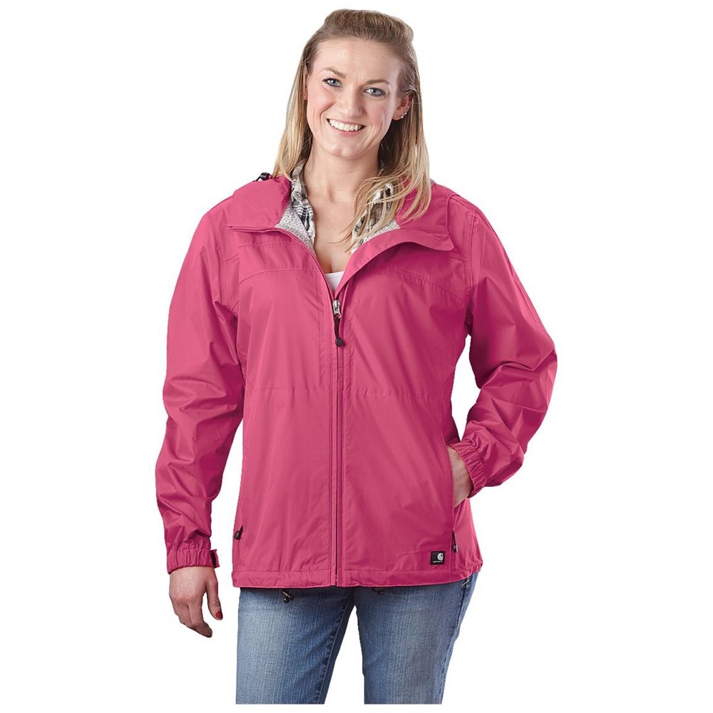 Carhartt | ‘Downburst’ Rain Jacket in Pink